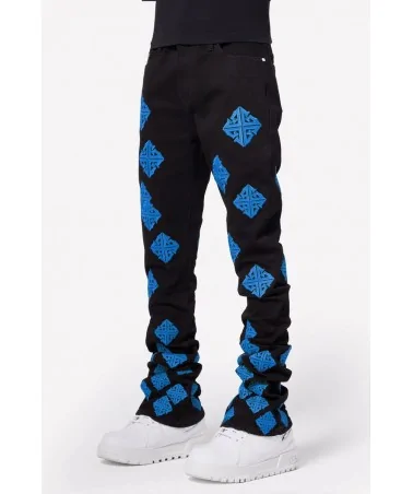 Guapi Clothing - Lavender Icon Stacked Denim