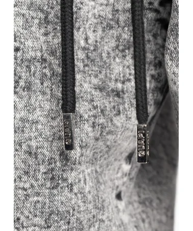 Guapi Clothing - Obsidian Black Dice Ltd Pockets Flared Denim - Bla...