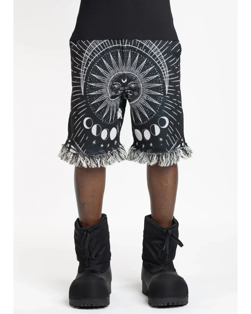 Guapi Clothing - Obsidian Black Dice Ltd Pockets Flared Denim - Bla...