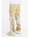 Guapi Clothing - Blood Red Tapestry Cargo Pant - Red/White | blocks...