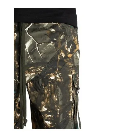 Guapi Clothing - Obsidian Black Dice Ltd Pockets Flared Denim - Bla...