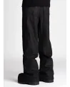 Guapi Clothing - All Black Distressed Baggy Denim Pant - Black | bl...