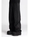 Guapi Clothing - All Black Distressed Baggy Denim Pant - Black | bl...