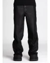 Guapi Clothing - All Black Distressed Baggy Denim Pant - Black | bl...