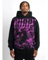 Guapi Clothing - Cyber Pink Premium Cotton Hoodie - Black/Pink