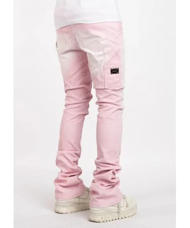 Guapi Clothing - Obsidian Black Dice Ltd Pockets Flared Denim - Bla...