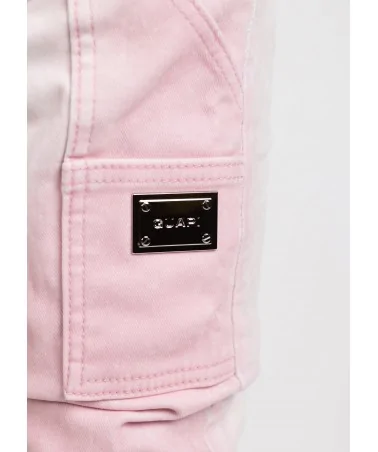 Guapi Clothing - Obsidian Black Dice Ltd Pockets Flared Denim - Bla...