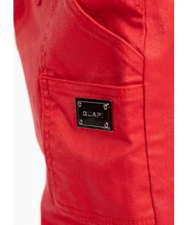 Guapi Clothing - Obsidian Black Dice Ltd Pockets Flared Denim - Bla...