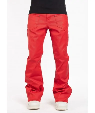 Guapi Clothing - Obsidian Black Dice Ltd Pockets Flared Denim - Bla...