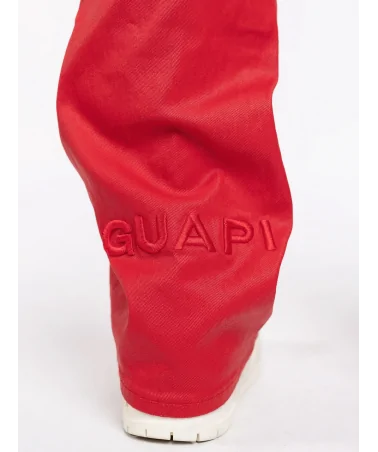 Guapi Clothing - Obsidian Black Dice Ltd Pockets Flared Denim - Bla...