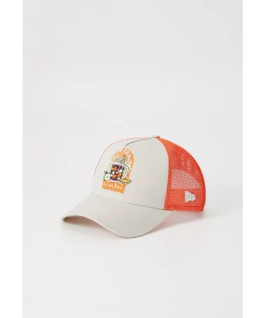 New Era - Summer Patch Trucker - Orange / Beige