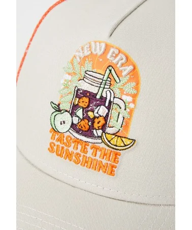 New Era - Summer Patch Trucker - Orange / Beige