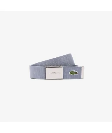 Lacoste - Logo Woven Strap Belt - Light Blue | blockshops