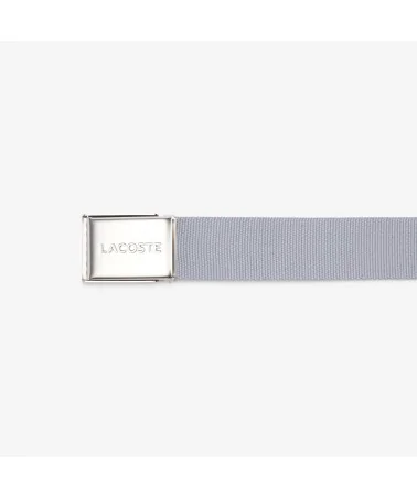 Lacoste - Logo Woven Strap Belt - Light Blue | blockshops