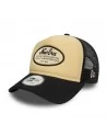 New Era - Oval Foam Patch Trucker Cap - Cream / Black