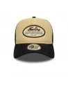 New Era - Oval Foam Patch Trucker Cap - Cream / Black