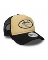 New Era - Oval Foam Patch Trucker Cap - Cream / Black