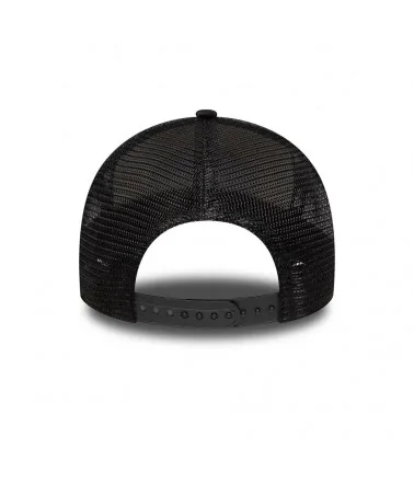 New Era - Oval Foam Patch Trucker Cap - Cream / Black