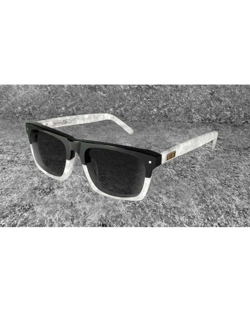 9Five Eyewear -Watson Marble Croc - White Croc/Black