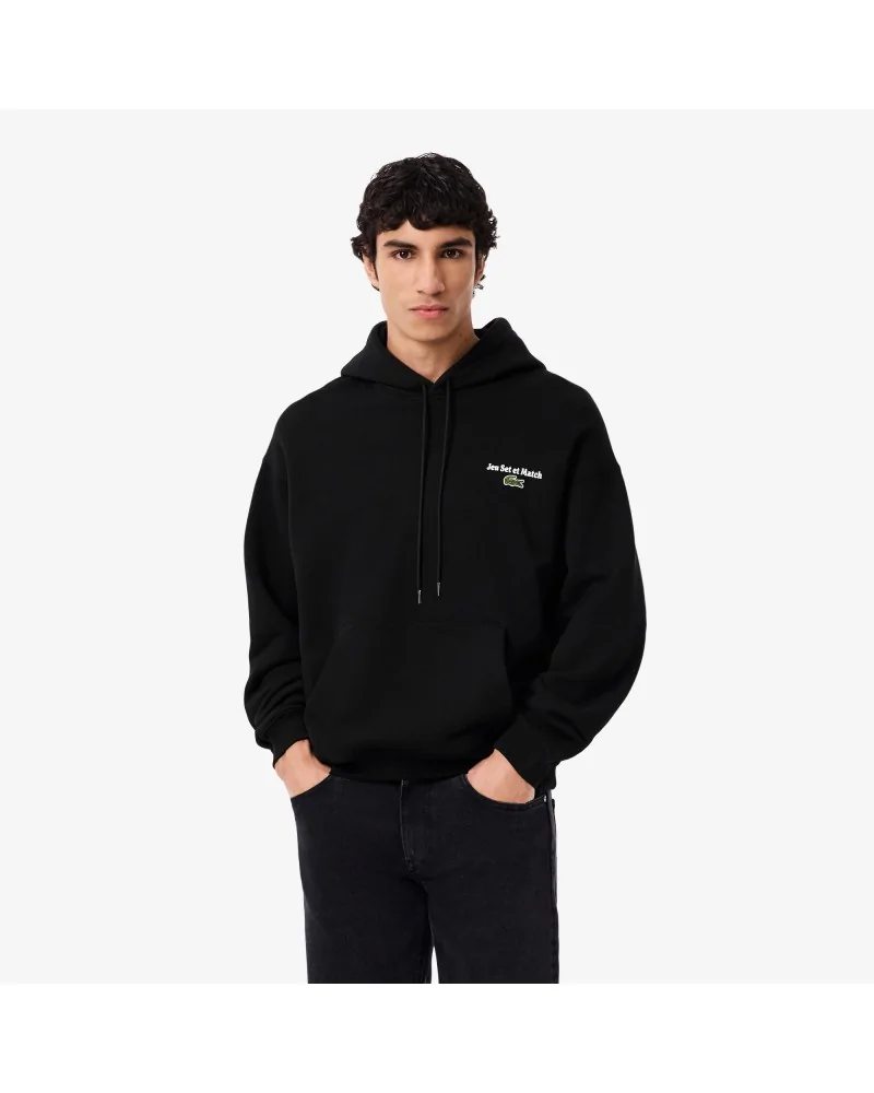 Lacoste - Jeu Set et Match Hoodie - Black