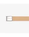 Lacoste - Logo Woven Strap Belt - Tan