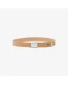 Lacoste - Logo Woven Strap Belt - Tan