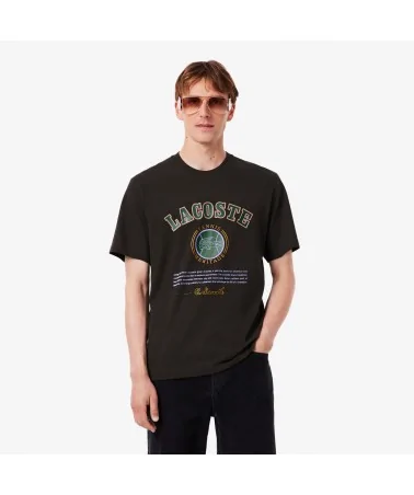 Lacoste - Tennis Heritage Tee - Brown