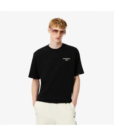 Lacoste - Jeu Set et Match Tee - Black
