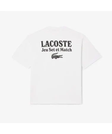 Lacoste - Jeu Set et Match Tee - White