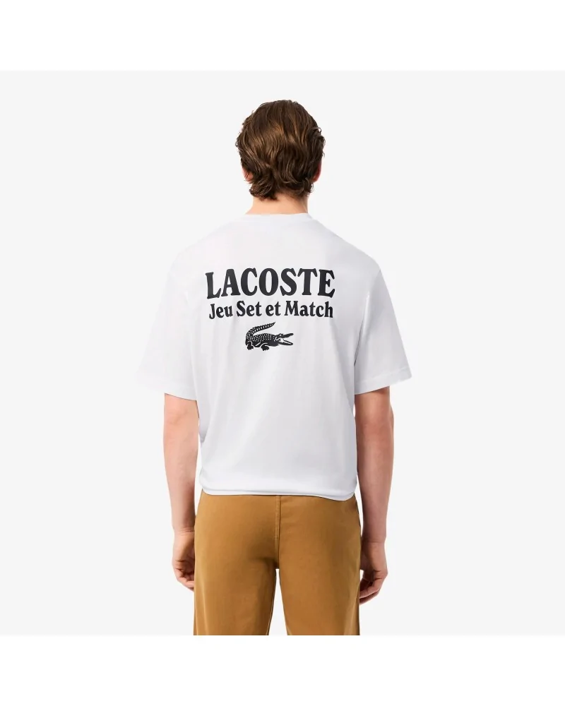 Lacoste - Jeu Set et Match Tee - White