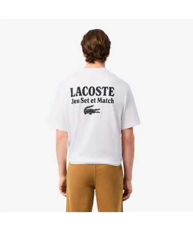 Lacoste - Jeu Set et Match Tee - White