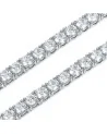 APORRO BRAND - Iced Tennis Chain - 5mm - White Gold