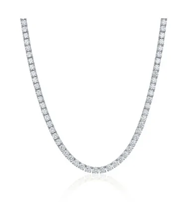APORRO BRAND - Iced Tennis Chain - 5mm - White Gold