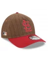 NEW ERA - San Louis Cardinals Three Looms x MLB Wool Pinstripe 9Twenty- Brown / Red