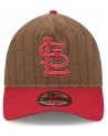 NEW ERA - San Louis Cardinals Three Looms x MLB Wool Pinstripe 9Twenty- Brown / Red