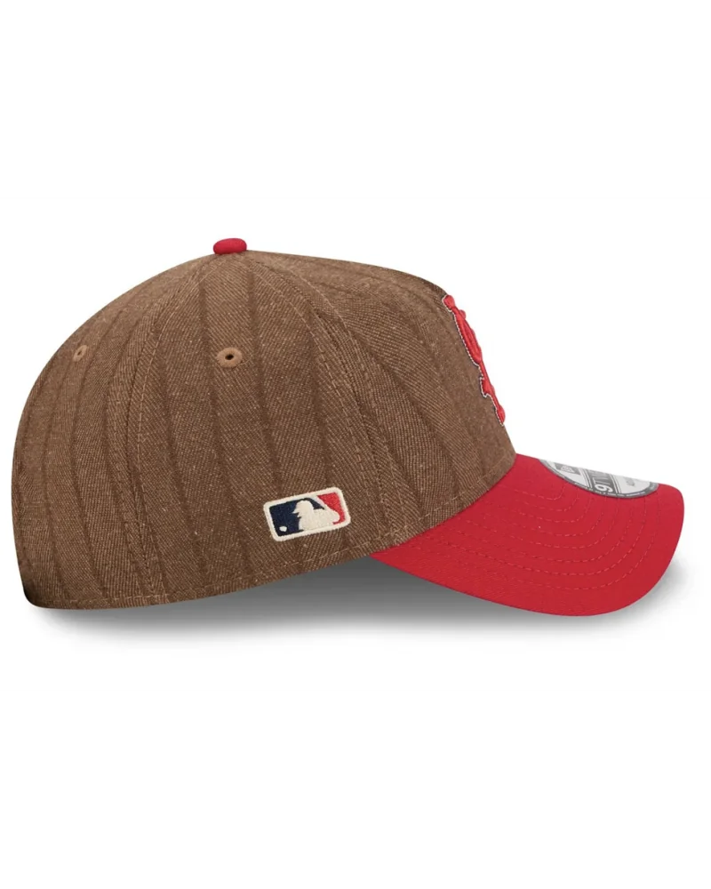 NEW ERA - San Louis Cardinals Three Looms x MLB Wool Pinstripe 9Twenty- Brown / Red