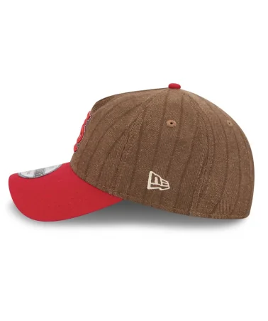 NEW ERA - San Louis Cardinals Three Looms x MLB Wool Pinstripe 9Twenty- Brown / Red
