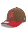 NEW ERA - San Louis Cardinals Three Looms x MLB Wool Pinstripe 9Twenty- Brown / Red