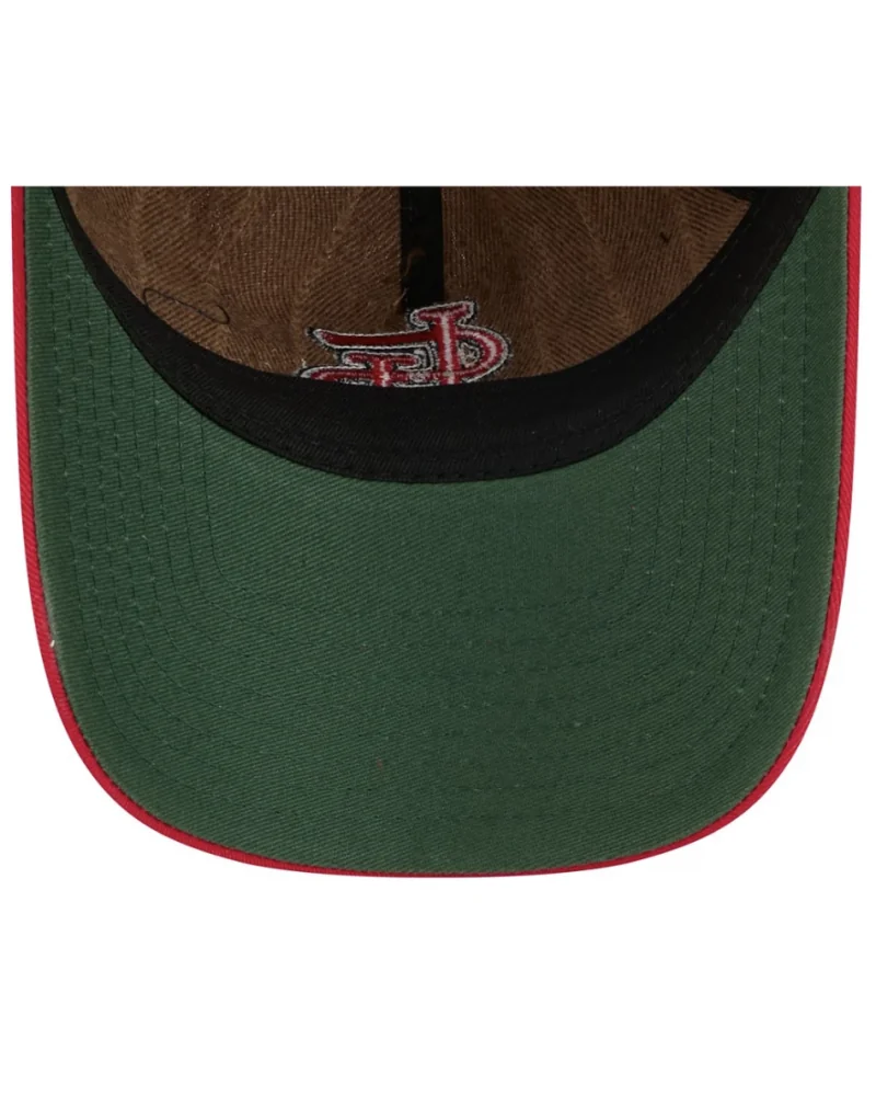 NEW ERA - San Louis Cardinals Three Looms x MLB Wool Pinstripe 9Twenty- Brown / Red