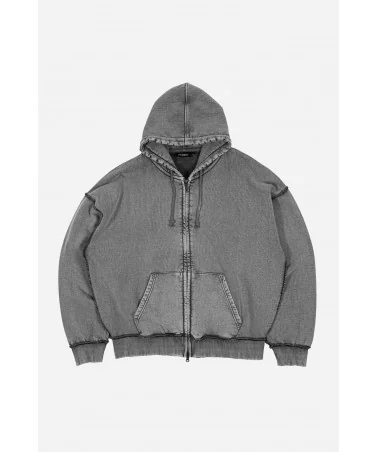 Wasted Paris - Hoodie Kingdom Curve Faded - Black