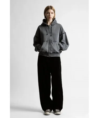 Wasted Paris - Hoodie Kingdom Curve Faded - Black