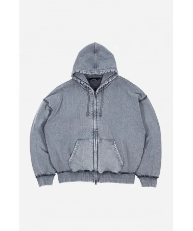 Wasted Paris - Hoodie Kingdom Curve Faded - Faded Blue