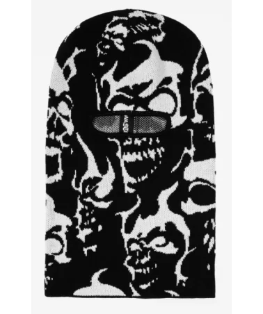 Wasted Paris - Skull Balaclava - Black / White