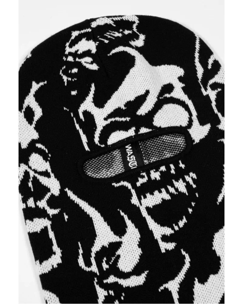 Wasted Paris - Skull Balaclava - Black / White