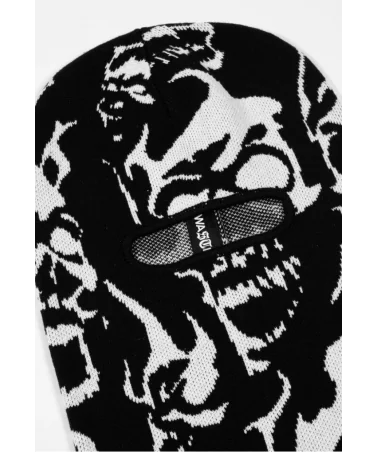 Wasted Paris - Skull Balaclava - Black / White