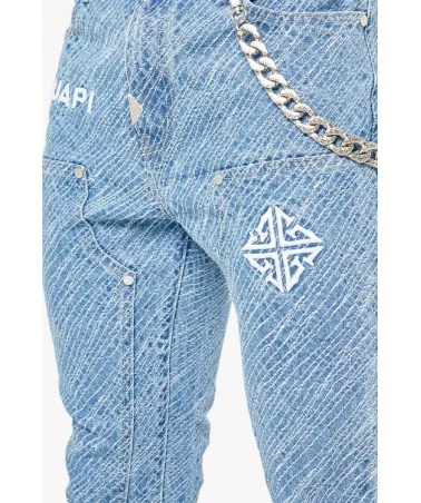 Guapi Clothing - Striker Denim - Aqua Blue