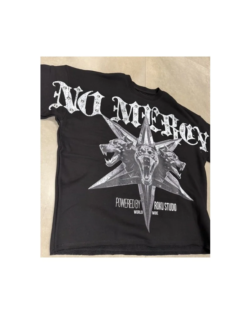 Roku Studio - No Mercy Dobermans Oversized Tee - Black