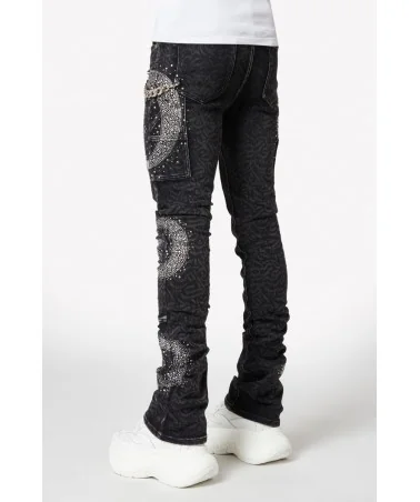 Guapi Clothing - Calligraphy Denim - Obsidian Black