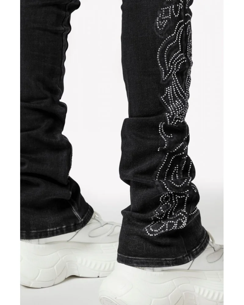 Guapi Clothing - Vintage Paisley Denim - Black