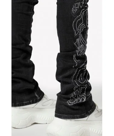 Guapi Clothing - Vintage Paisley Denim - Black